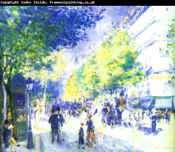 Pierre Renoir Les Grands Boulevards